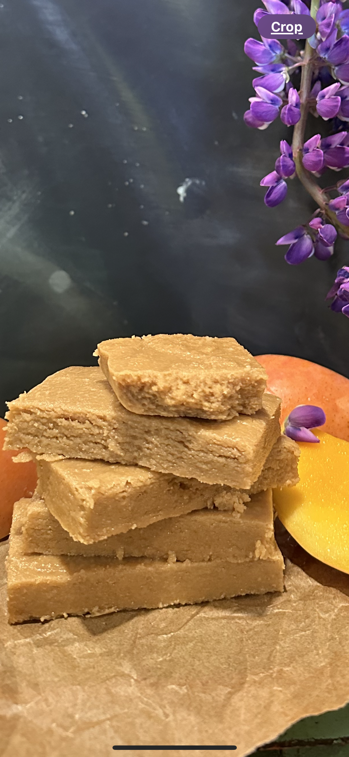 Holy Halvah Bars made with organic sesame tahini, Vermont maple syrup, vanilla, and sea salt. Vegan, gluten-free, high-protein snacks